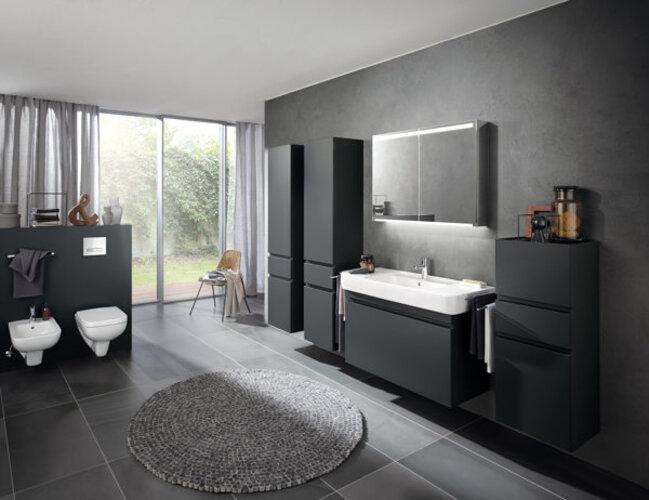 Produktbild Geberit Option Plus spiegelkast led verlichting 3deuren 90x70x15cm