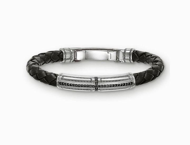 Produktbild Thomas Sabo Armband (15.50 cm, Leder, Silber)