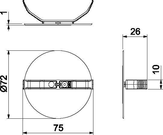 Actual product image OBO Bettermann Spring cover ZA 60-FD
