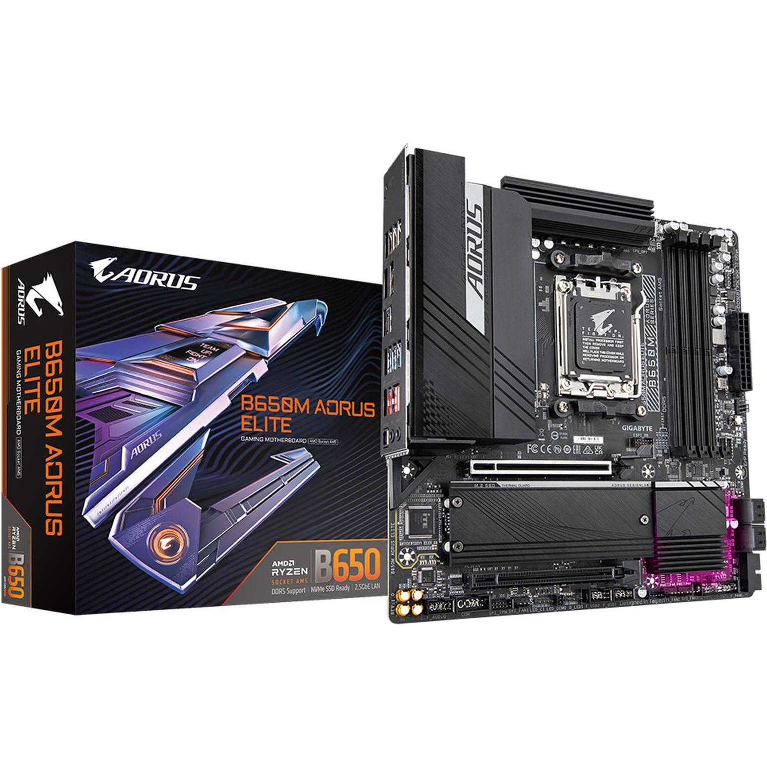 Gigabyte B650M AORUS Elite (AM5, AMD B650, mATX), Mainboard