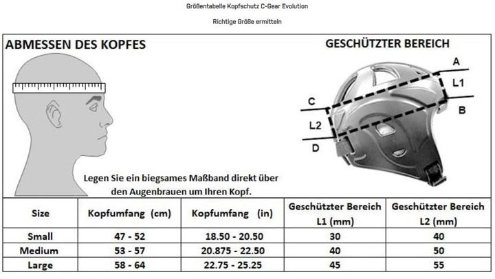 Produktbild Century C Gear Evolution Wako Kopfschutz (L)