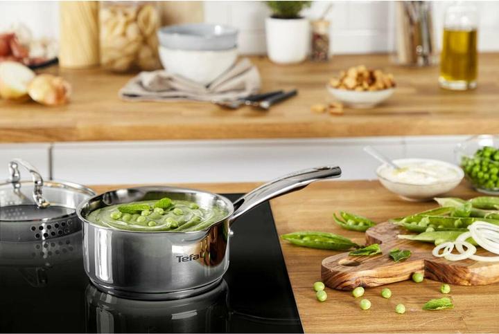 Produktbild Tefal Duetto+ Topf-Set 7teilig (G719S735), Edelstahl (Pfannenset + Topfset, Edelstahl)