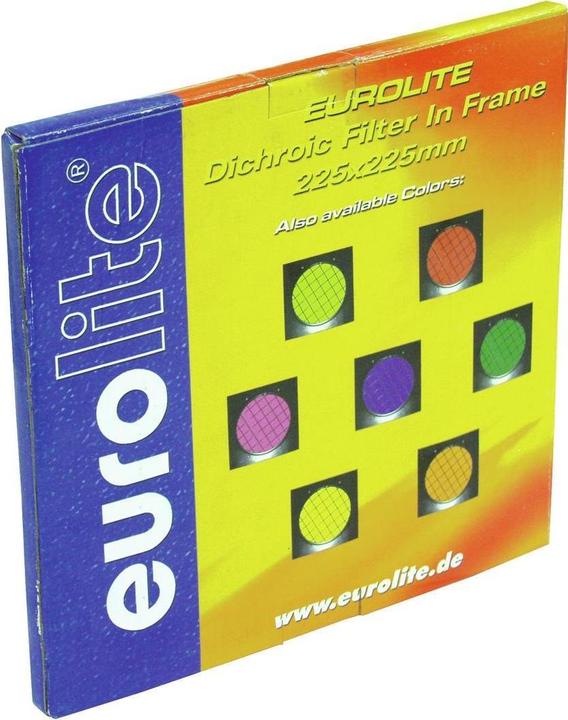 Immagine prodotto Eurolite Filtro dicroico colorato argento, giallo Adatto per (tecnologia a stadi)PAR-56 (Filtri colore)