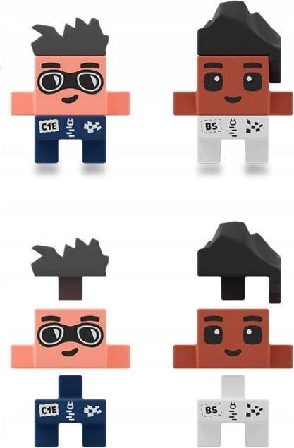 Actual product image Marioinex Klocki Mini Waffle 80 Race Elements