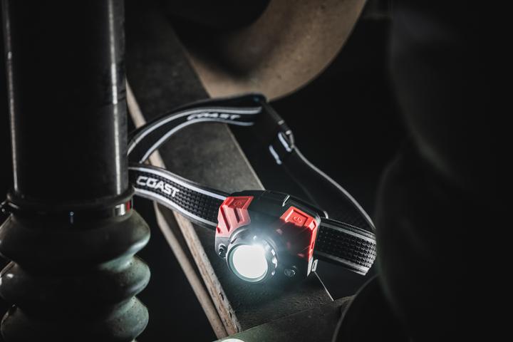 Image du produit Coast FL75R Lampe frontale rechargeable 1000 lumens - en boîte suspendue (530 lm)