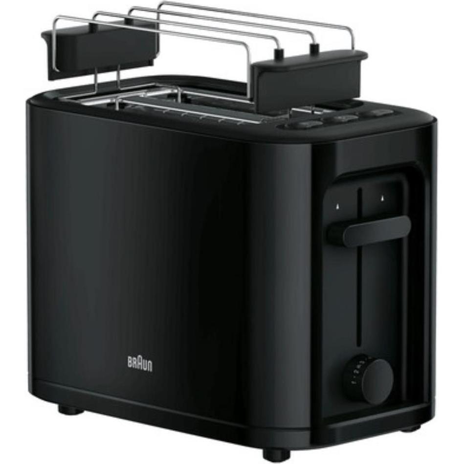 Braun Pure Ease, Toaster, Schwarz