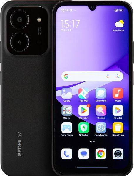 Actual product image Xiaomi Redmi 15C (128 GB, Midnight Black, 6.90", Dual SIM, 5G)