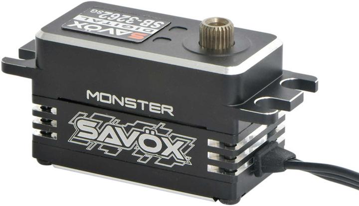 Savöx SB-3262SG (8,4V/35kg/0,065s) Brushless Digital Low Profile Servo mit Alugehäuse