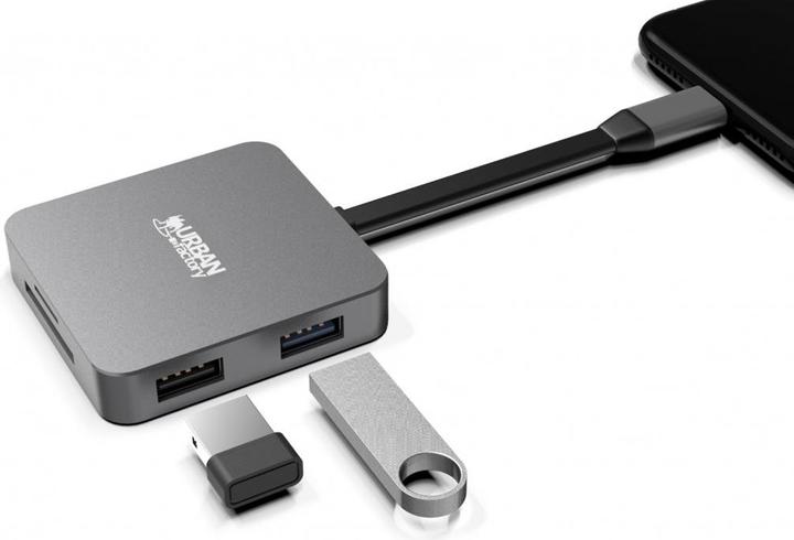 Image du produit Urban Factory Hubee Light (USB-C, 4 ports)