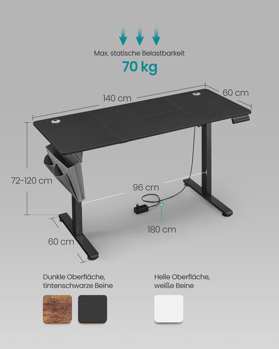 Produktbild Songmics Leah (140 x 60 x 72 cm)