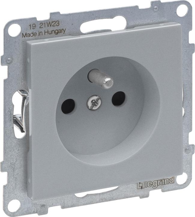 Actual product image Legrand SEANO Steckdose französischer/ belgischer Standard, Steckklemmen, mit erhöhtem Berührungsschutz