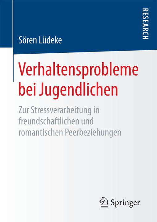 Produktbild Verhaltensprobleme bei Jugendlichen (Deutsch, Sören Lüdeke, 2018)