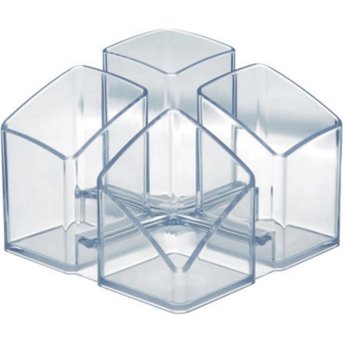 Han, Schreibtisch Accessoire, Schreibtischköcher SCALA – eleganter Köcher mit 4 Fächern und Kartenständer. Variabel, erw...