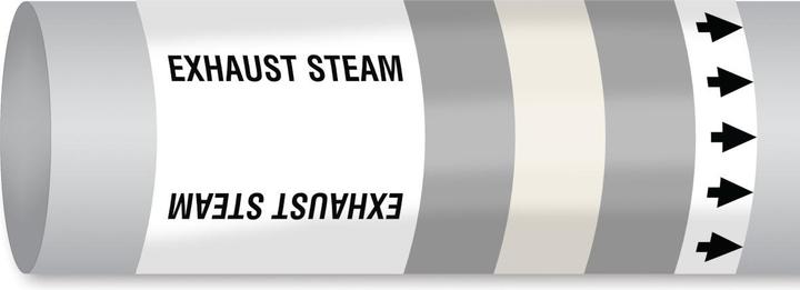 Produktbild Brady B-7541, ISO 14726 IMO Rohrmarkierer - Exhaust Steam (Dampf, der aus einem Gerät abgeleitet w