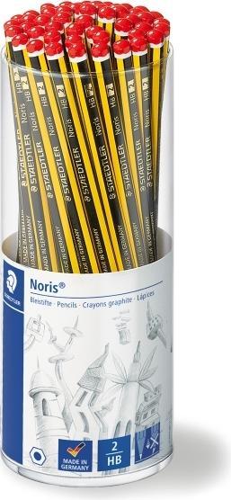 Actual product image Staedtler Noris® 120 pencil, designation of hardness: HB, design of the point: sharpened, colour of the tip: (HB)