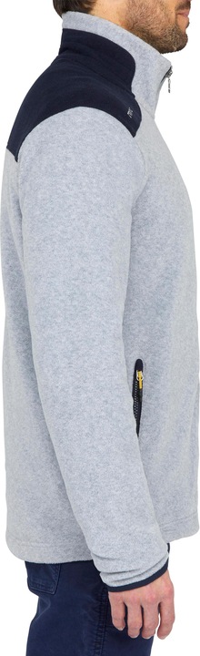 Actual product image Tribord Fleecejacke Segeln Herren warm Sailing 100 grau/marineblau (5XL)