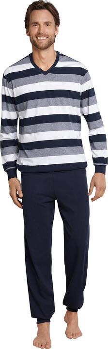 Produktbild Schiesser langer Herren Pyjama / Schlafanzug mit Bündchen (62)