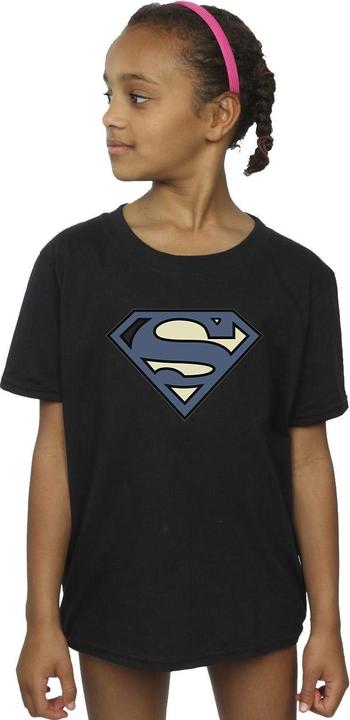 Produktbild Superman Indigo Blue Logo TShirt Mädchen (140, 146)