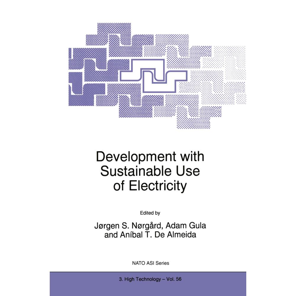 Thumbnail - Development with Sustainable Use of Electricity, Fachbücher von A. de Almeida, Adam Gula, Jørgen S. Nørgård