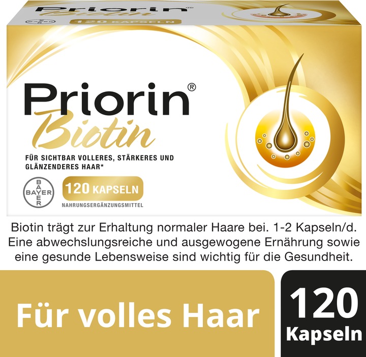 Priorin Biotin (120 Piece, Capsules, 500 g)