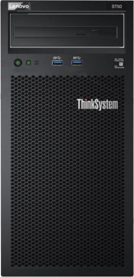 Actual product image Lenovo ThinkSystem ST50 7Y48 (Intel Xeon E-2224G, 8 GB, Tower Server)