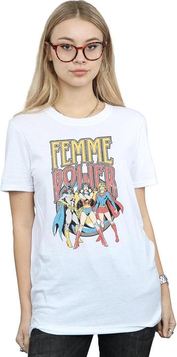Actual product image Womens/Ladies Femme Power Cotton Boyfriend T-Shirt (XL)