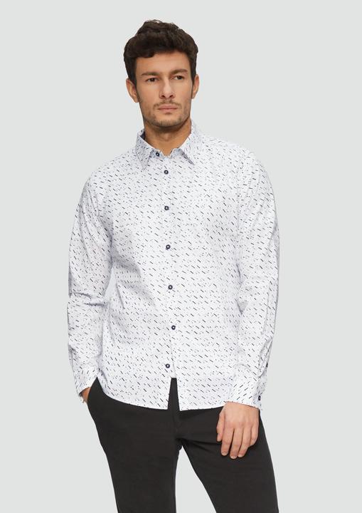 Immagine prodotto S.Oliver Hemd Slim Fit: Gemustertes Hemd aus Popelin (XL)