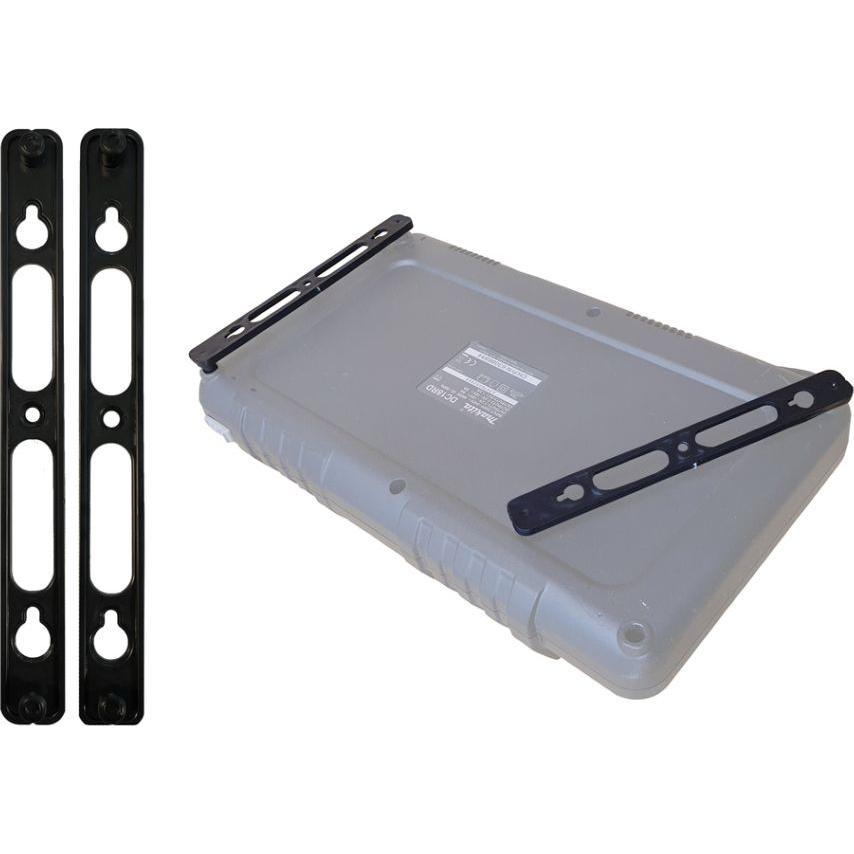 StealthMounts, Pannello portautensili, CMC-MK-B Schwarzer Halter für Makita Dual Charger (2 Stück)