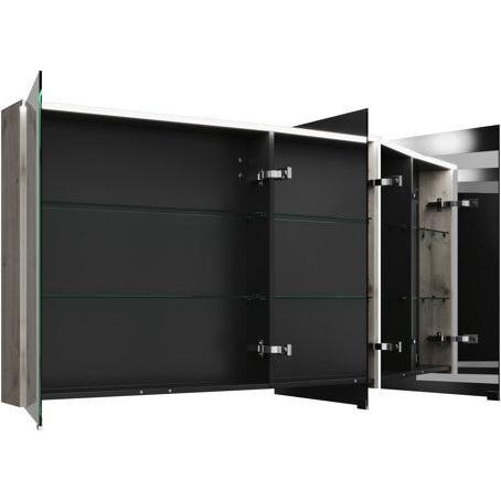 Thumbnail - burgbad, Spiegelschrank, Eqio Spiegelschrank mit horizontaler LED-Beleuchtung, 3 Türen, mittlerer Anschlag rechts, 1
