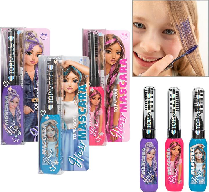Actual product image Top Model Topmodel - Hair Mascara BEAUTY and ME - 15 ml (Violet, Pink, Blue)