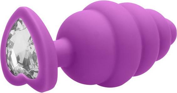 Produktbild Ouch! Regular Ribbed Diamond Heart Plug