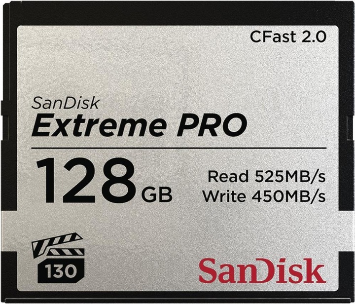 SanDisk Scheda CFast Extreme Pro 128GB (128 GB, CFast 2.0)