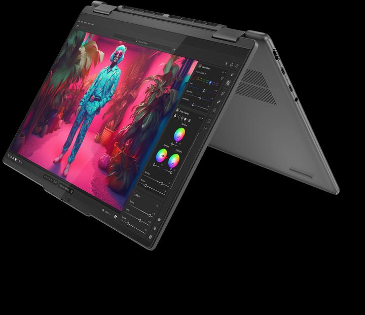 Produktbild Lenovo Yoga 7/2-in-1 14AHP9/R7-8840HS/14"/FHD/T/16GB/1TB SSD/AMD int/W11H/Gray/3R (AMD Ryzen 7 8840HS, 16 GB, 1000 GB, Radeon 780M)