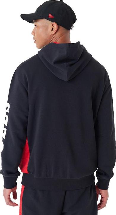 Immagine prodotto New Era Felpa con cappuccio oversize MESH PANEL Chicago Bulls (S)