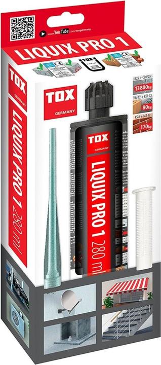 Produktbild Tox Verbundmörtel Liquix Pro 1 styrolfrei 280 ml (1 Stk.)
