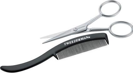 Produktbild Tweezerman G.E.A.R For Men Moustache Scissors and Comb
