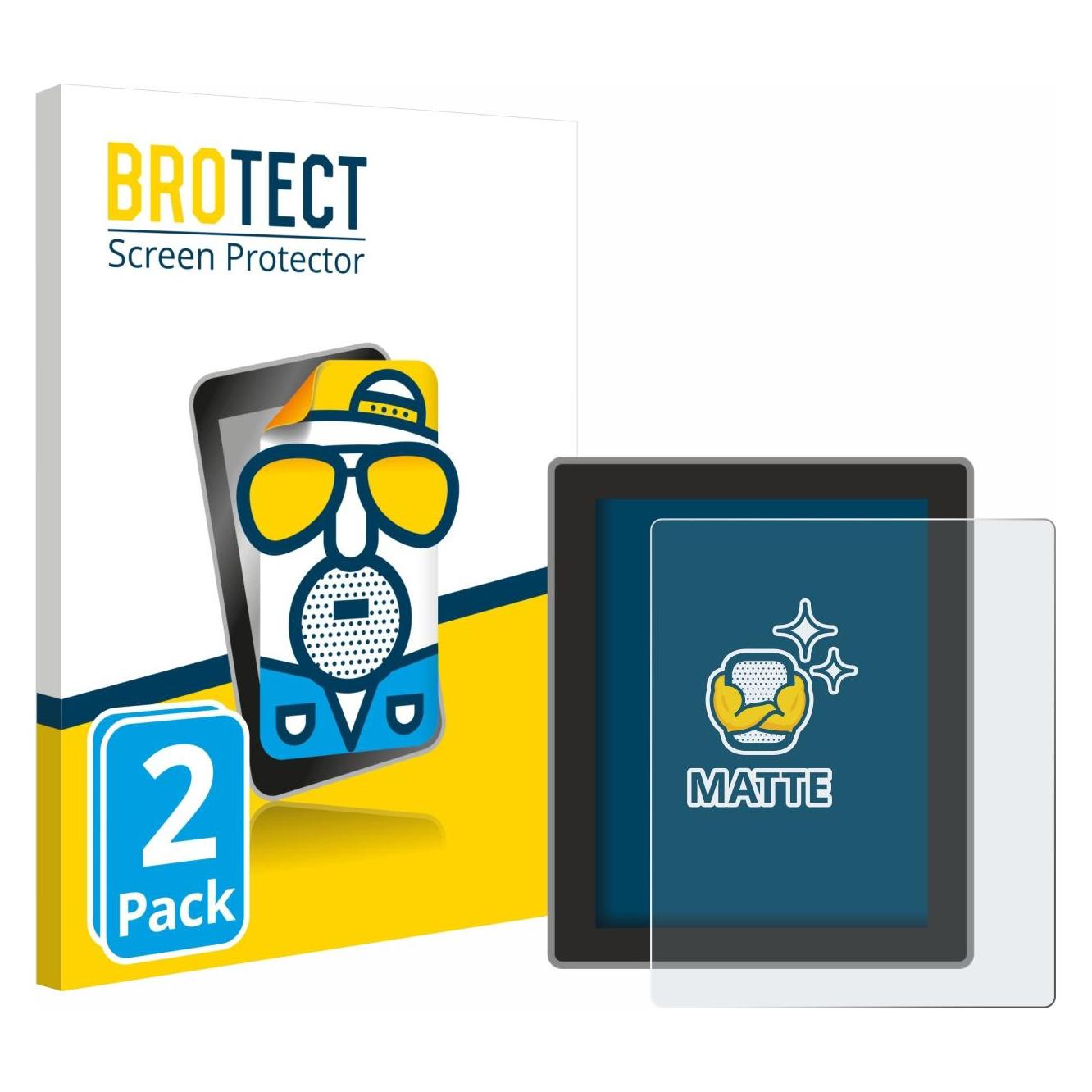 Brotect Pellicola In Vetro Ibrido Opaco (Anti-Riflesso) Per Sony Xperia XA1 – Durezza 9H, Anti-Impronta, Made In Germany - 2