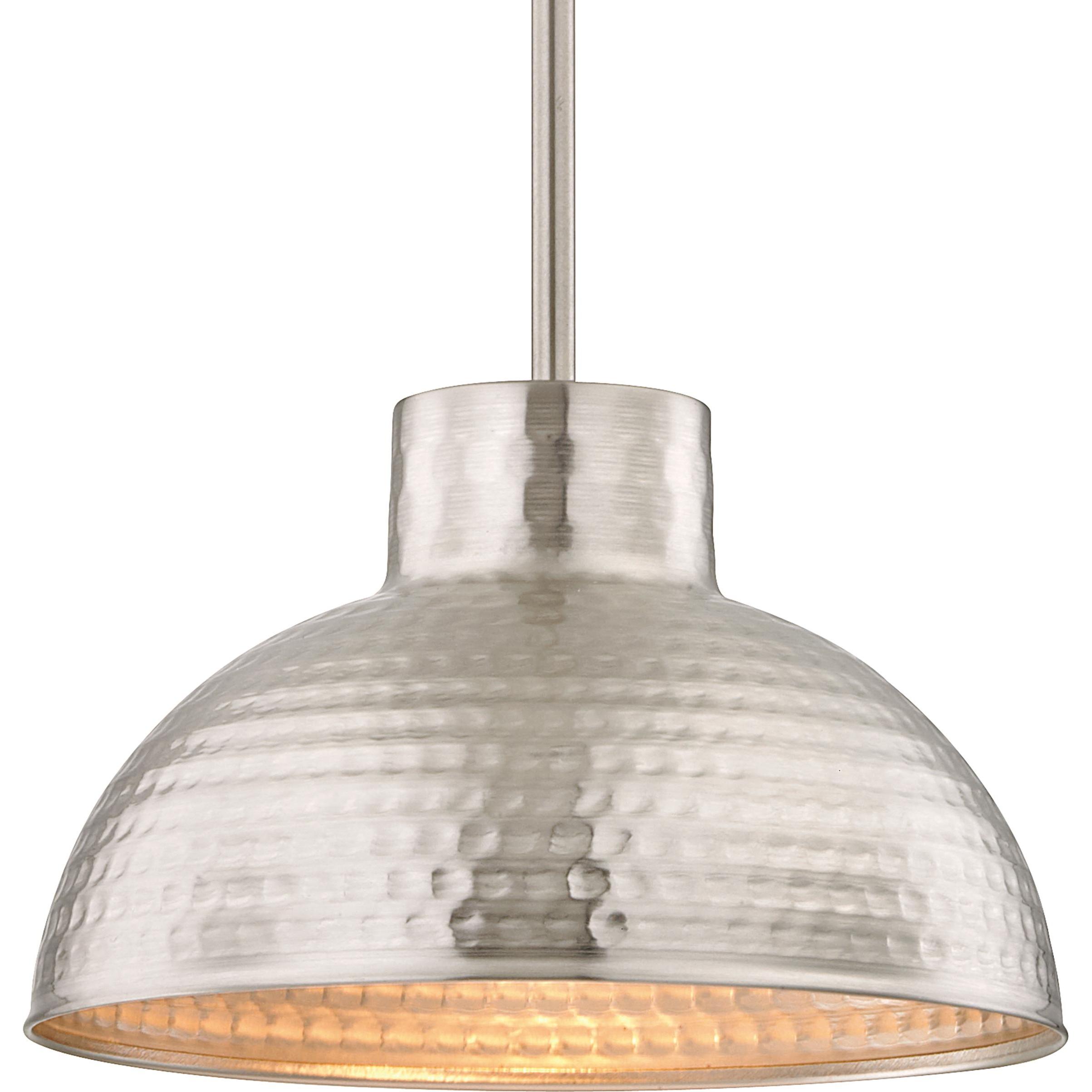 Westinghouse, Pendelleuchte, Pendelleuchte Mini Nickel gebürstet 1 Lampe (E27)