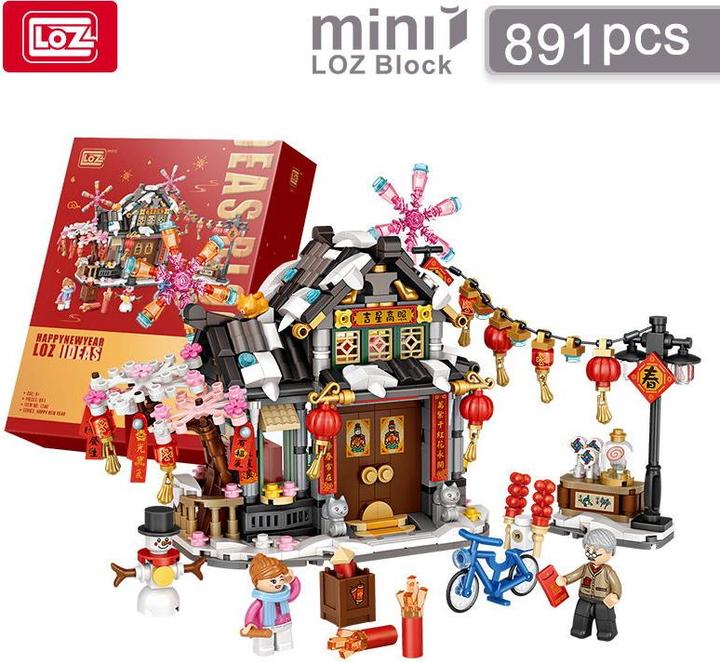 Produktbild LOZ Spring Festival hut