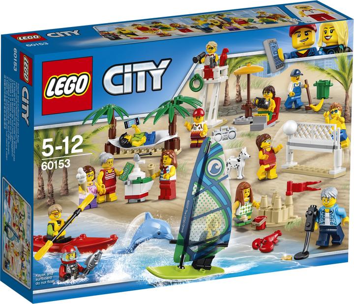 Produktbild LEGO Stadtbewohner Ein Tag am Strand (60153, LEGO City)