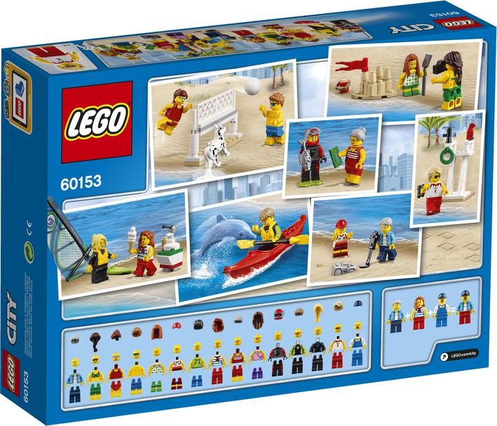 Produktbild LEGO Stadtbewohner Ein Tag am Strand (60153, LEGO City)