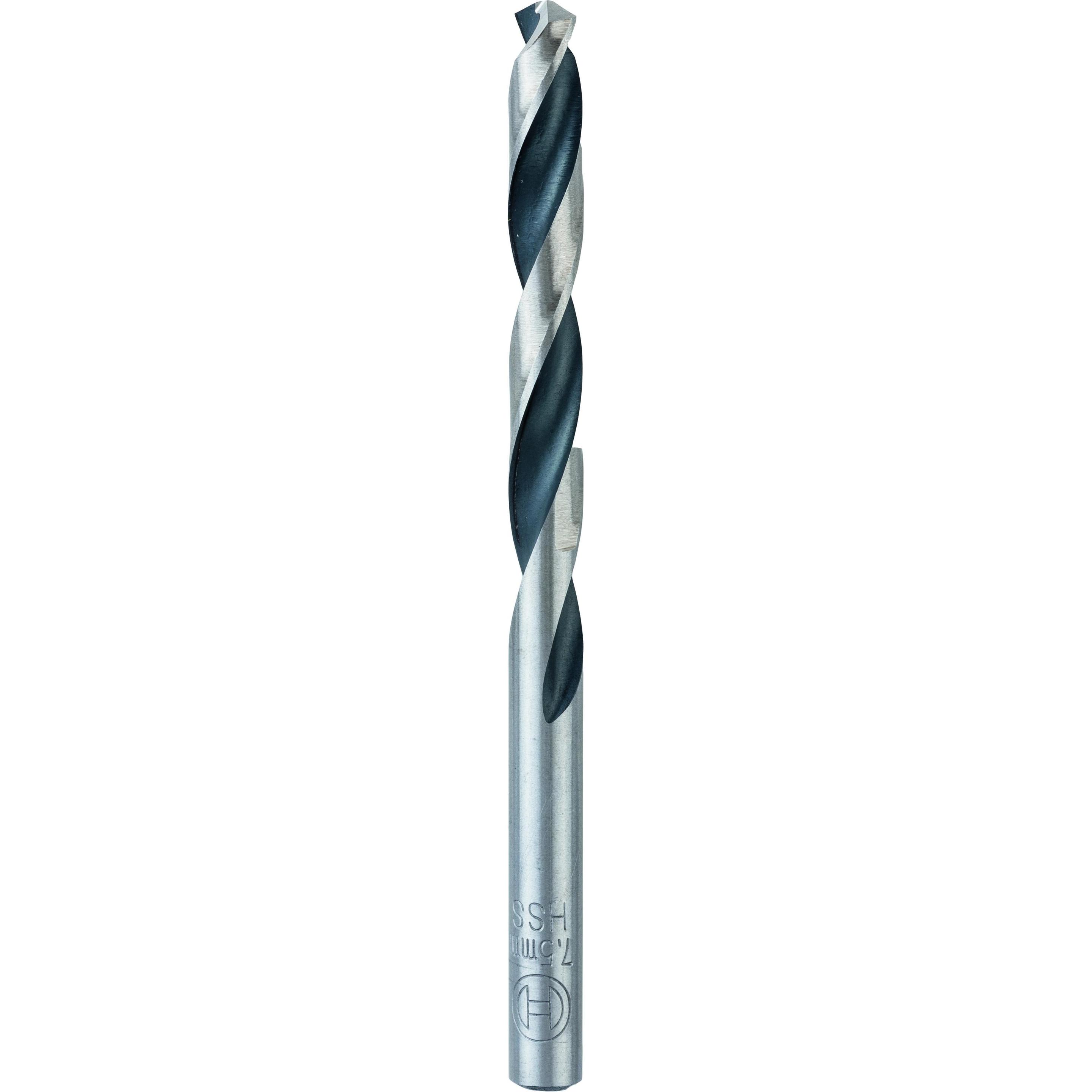 Bosch Professional Zubehör, Bohrereinsatz, Metallspiralbohrer HSS PointTeQ, DIN 338, 7,5 mm, 10er-Pack (7.5 mm)