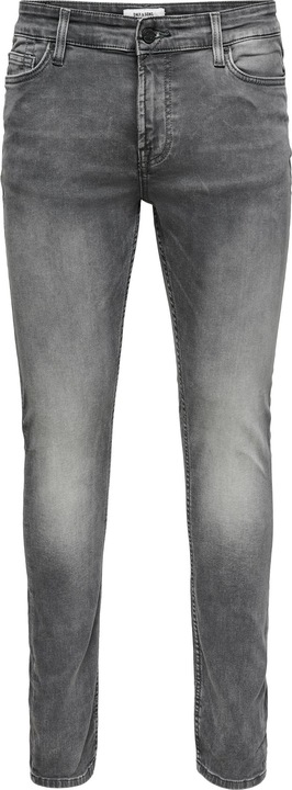 Only & Sons ONSLoom Slim Zip Sweat Grey Slim Fit Jeans