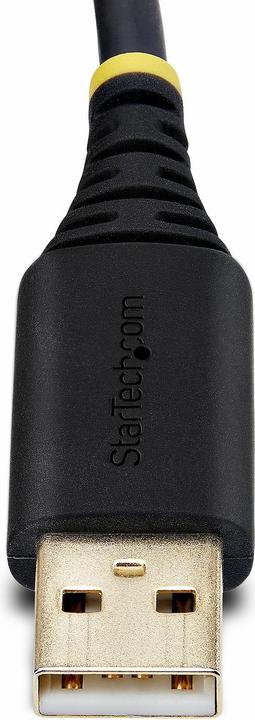 Actual product image StarTech COM 13ft/4m 2-Port USB to Serial Adapter Cable COM Retention FTDI USB-A to DB9 RS232 Change (4 m)