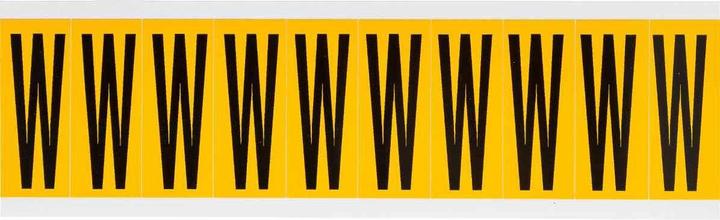 Actual product image Brady 1534-W Self-adhesive label Rectangle Durable Black - Yellow 10pcs e