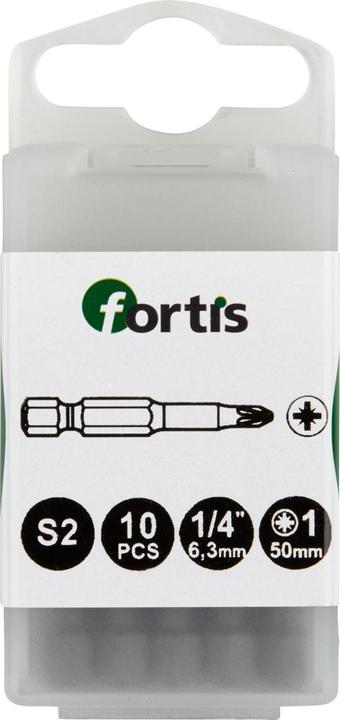 Actual product image Magni FORTIS Bit 1/4' DIN3126 E6,3 PZ 1x50mm a10pcs.FORTIS (DIN3126 E6.3)