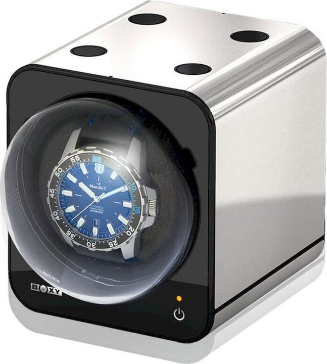 Produktbild Beco Uhrenbeweger Boxy Fancy Brick - Platin ohne Netzteil (1x)