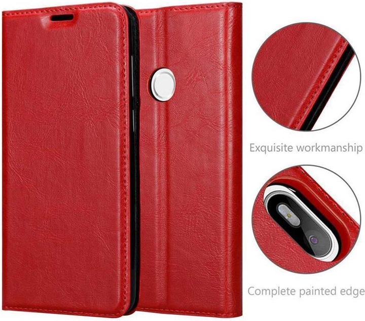 Actual product image Cadorabo Book Invisible Magnet Cover (BQ Aquaris C)