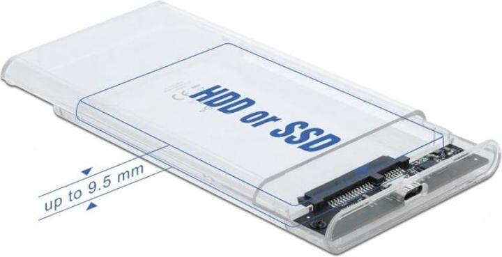 Actual product image Delock 2.5 External Enclosure SATA HDD > USB3.0 (2.5")