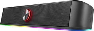 Actual product image Defender Soundbar Z10, 2.0, 6W, schwarz, LED-Unterbeleuchtung (6 W, 2.0 Channel)